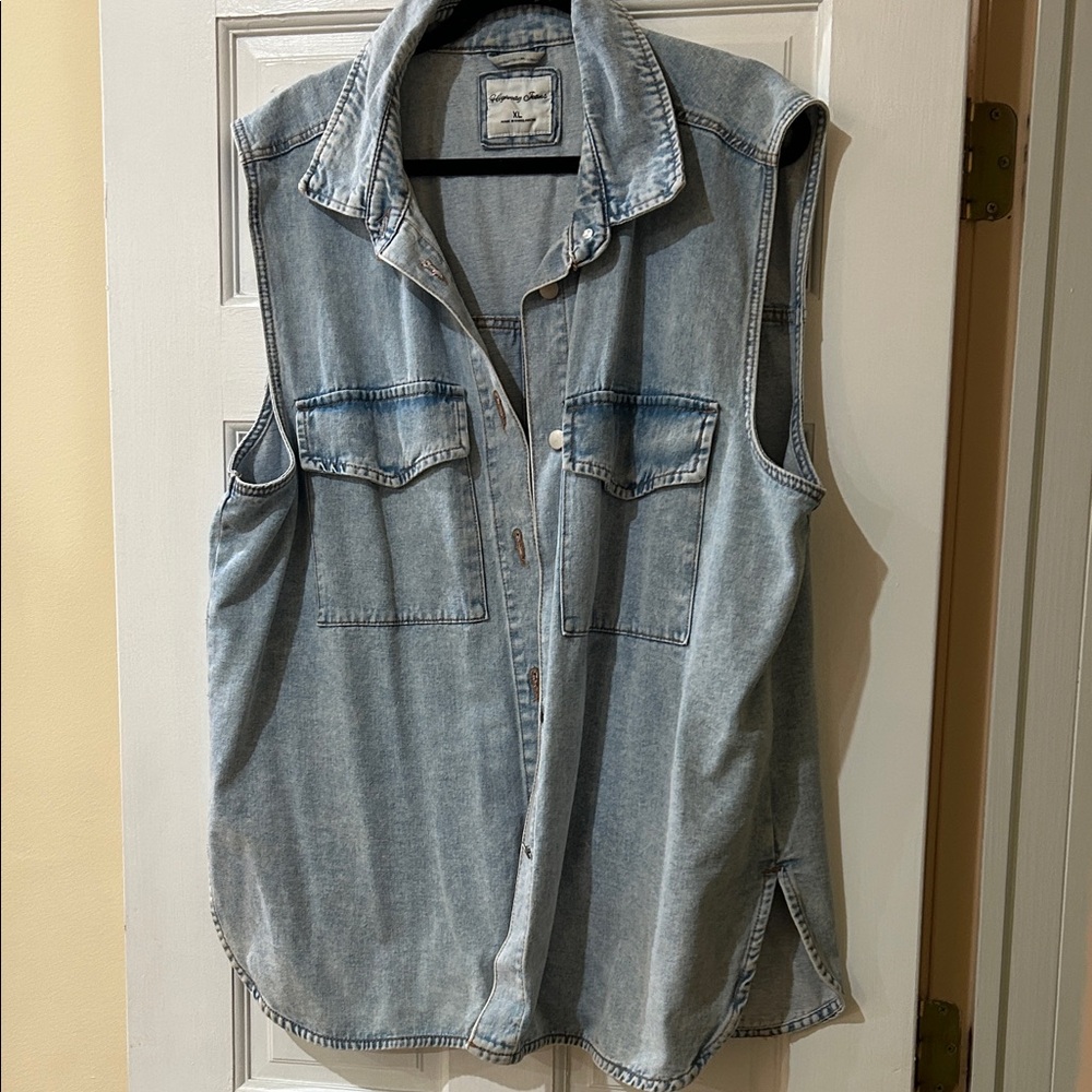 Highway Jeans Light Blue Denim Vest